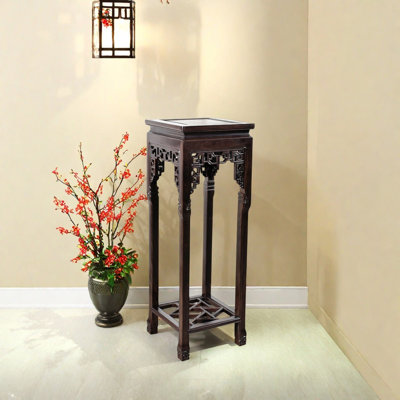 Solid wood flower frame tiger leg frame stable by dujinlong home