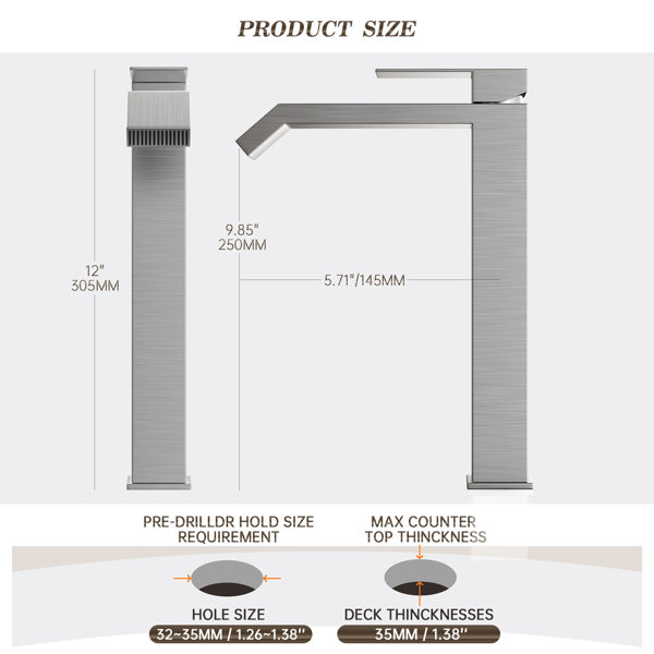 Dimensions du produit