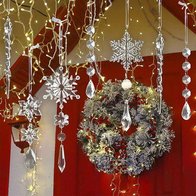 18 cm Crystal Fashion Shatterproof Holiday Shaped Ornament