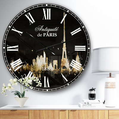Horloge murale Paris