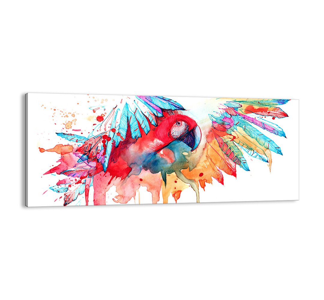 Leinwandbild Rainbow Parrot