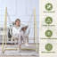 Chaise de hamac balançoire en macramé avec support Swing Chair