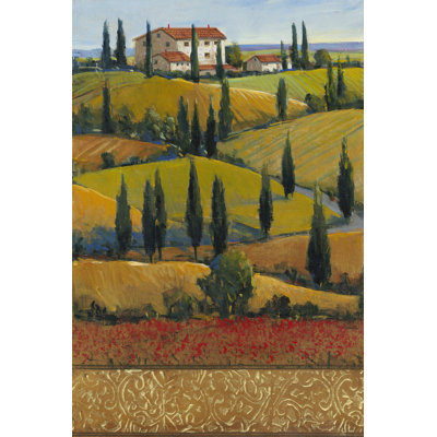 Hilltop Villa II by Tim OToole - Wrapped Canvas Painting