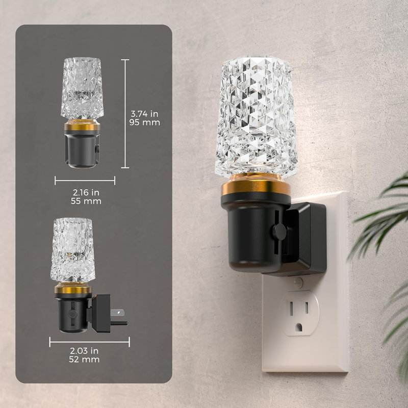LED Night Light, Dimmable Night Lights Plug into Wall, Light Sensor