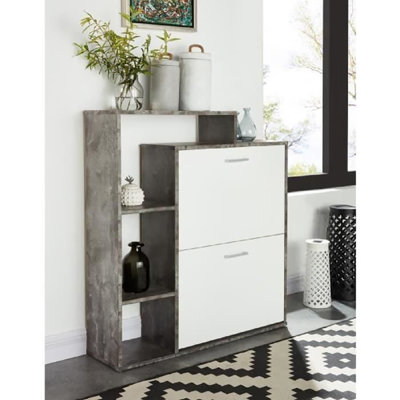 18 Pair Shoe Storage Cabinet