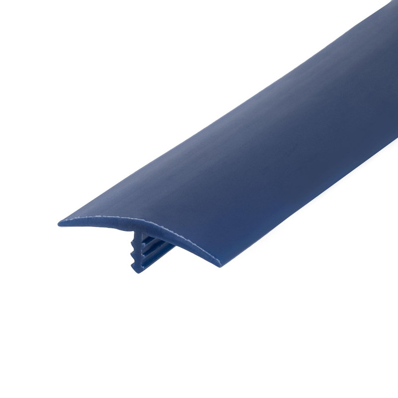 Moulure en T 0,75 po x l 1,25 po x l 3000 po, bleu