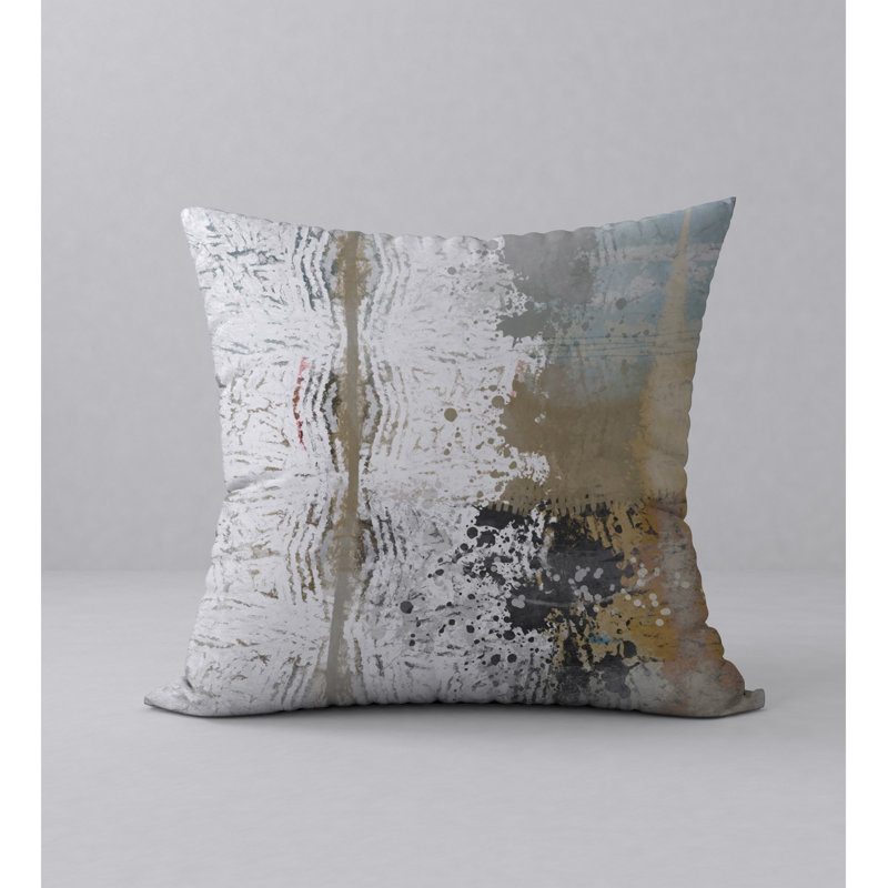 Housse de coussin carrée tendance FAB et insert, 18 po x 18 po