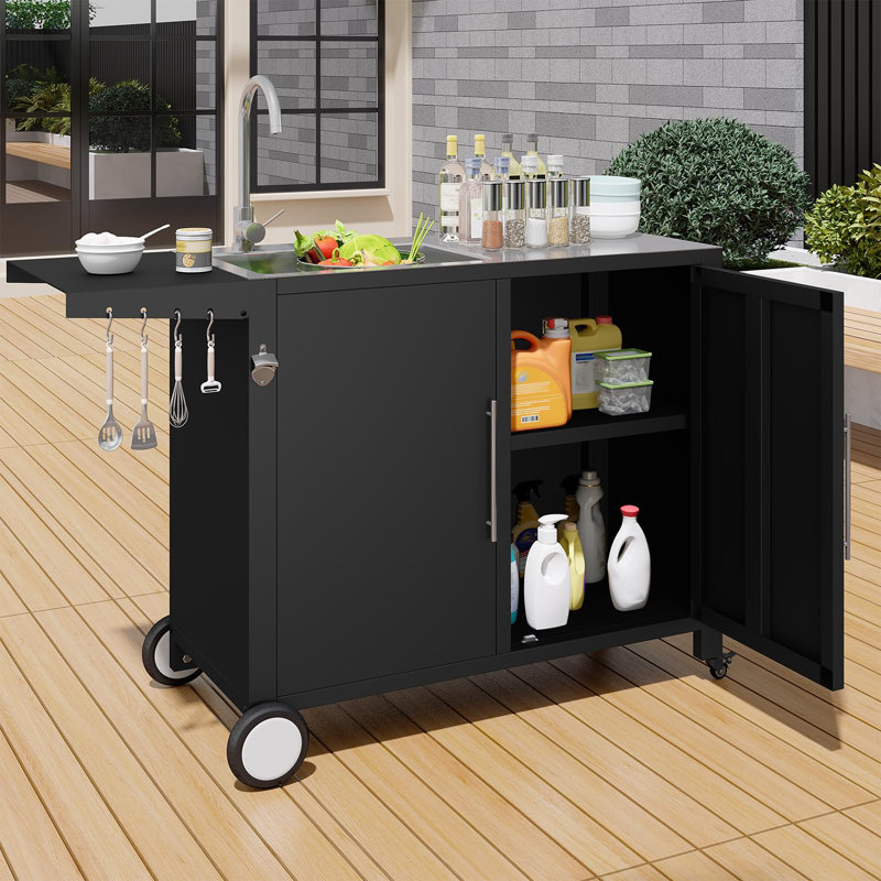 Outdoor Kitchen Sink With Hose Hook Up