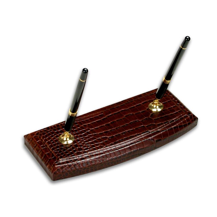 Leather Pen Holder, One Writing Instrument