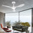 2pcs 42-inch Ceiling Fans With Lights And Remote Control White-1154962151-1154962148