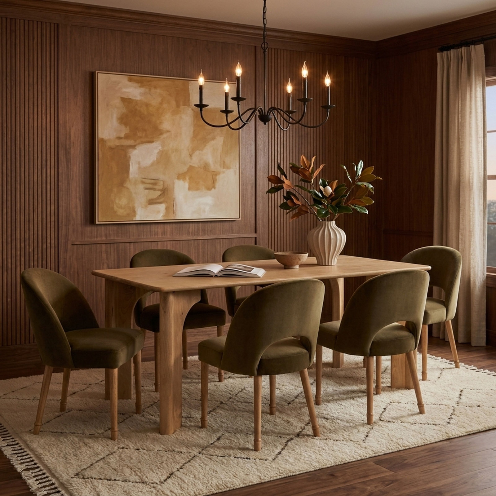 Trina 71" Mango Dining Table