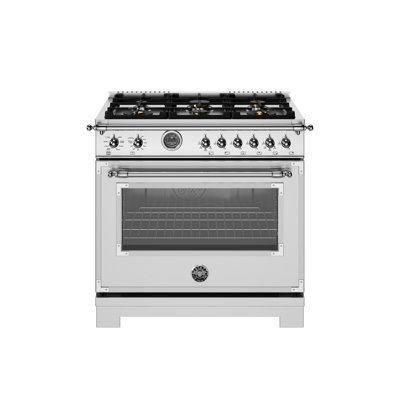 Bertazzoni 36" Dual Fuel Slide-in Convection Range