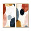 «Beige Minimal Boho», ensemble de 2 reproductions d'art sur toile-932898209-932898213