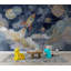 Murale fantaisiste Space Rocket-432299953-432299954