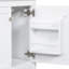 Armoire de salle de bain blanche 30 po, meuble-lavabo simple, structure en bois massif, 2 portes et 1 tiroir, fonction de fermeture en douceur pour une utilisation pratique + lavabo encastré, solution de rangement élégante