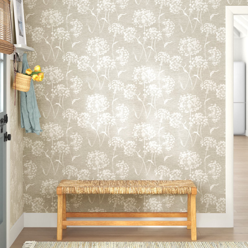 Cassius Floral Double Roll, Bone