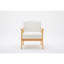 Chaise 25 po en lin beige