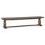 Banc Caleb de 83 po brun vieilli-868253714