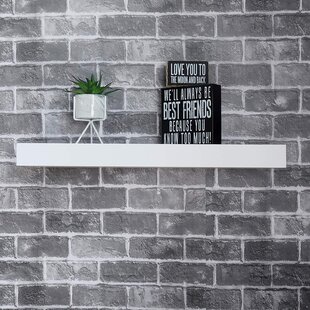 Floating Shelf White Open Floating Shelving Hard Lacquer Paint Finish  Strong, Solid and Sturdy Floating Shelves 