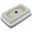 White, , 19"X12", Ceramic Bathroom Vessel Sink, Extended Rectangular Basin, Functional Ergonomics, Low Maintenance, Standard Drain Size Shape, Easy To Wipe Clean-916145621