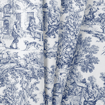 Cantonnière en coton Amelie Toile
