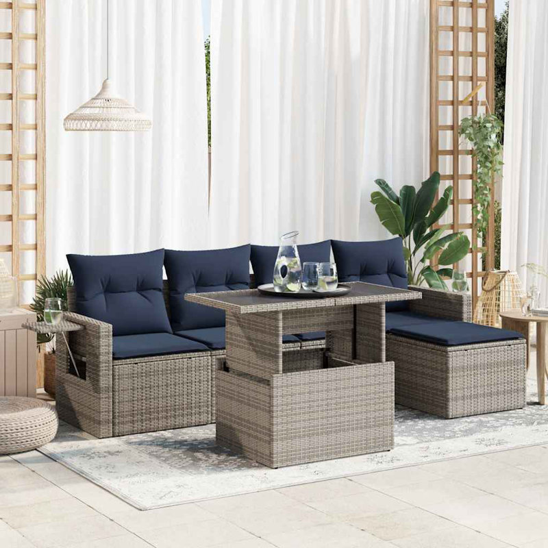 55cm Wide Patio Sofa with Cushions