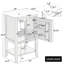Meuble-lavabo 20 po avec comptoir en céramique, armoire et tablette ouverte-295122716