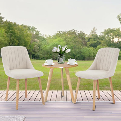 Ensemble de 2 chaises de salle à manger rembourrées Modern