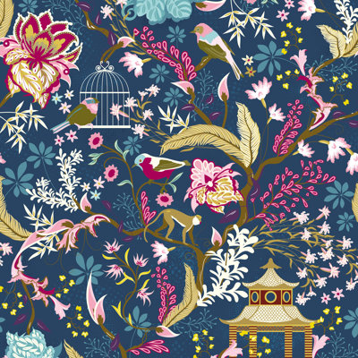 «Chinoiserie» par Sabine Reinhart, impression sur toile tendue