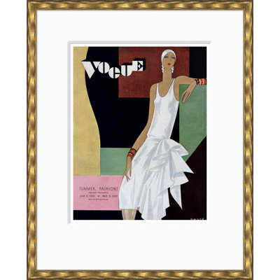 Vogue Cover, Summer Fashions, William Bolin, June 8, 1929 Print by William Bolin