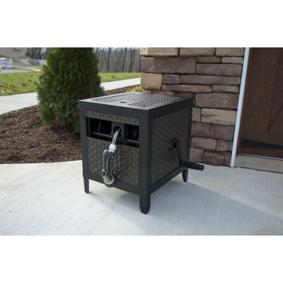 Metal Hose Reel Cabinet with Auto-Track Rewind