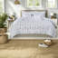 Ensembles de literie en microfibre douce pour lit simple TG, style maison métallique moderne