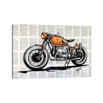 BMW R by Ahmad Shariff - Wrapped Canvas Painting