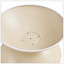 Ensemble de 2 tables basses rondes blanc laiteux avec plateau de table de bout polyvalent