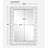 Iskan White Scalloped Mirror