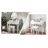  White Vanity Set with LED Mirror & Stool – Stylish Storage for Your Beauty Routine