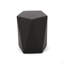 Contemporary Diamond-Facet Side Table