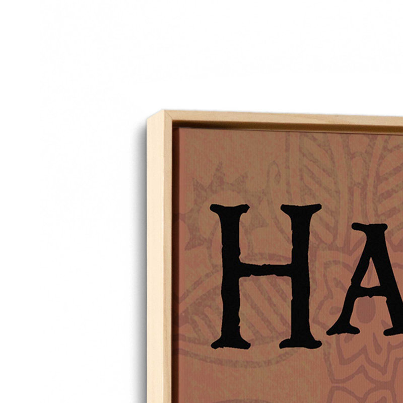 Habanero Heat avec bordure à motif Terra, H 18,75 po x l 12,75 po, Impression dans un cadre flottant sans passe-parto