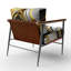 Cullivan - Fauteuil d'appoint rembourré en marbre-1390208676