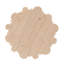 Applique en bois d'acanthe en bois d'érable massif massif 5 po x 1/2 po