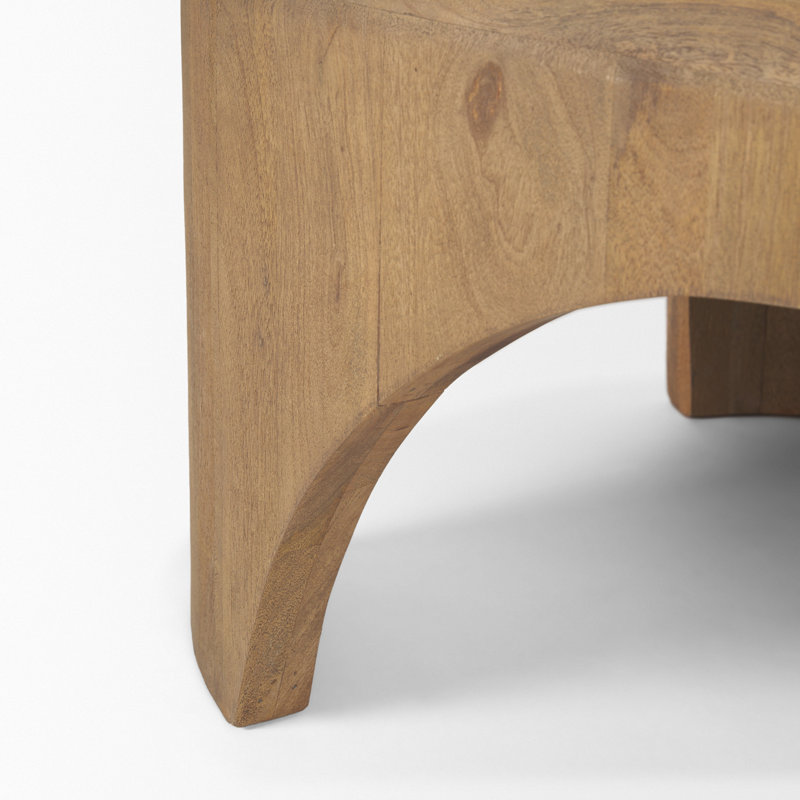 Shima Oval Coffee Table, Brown