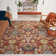 Floral Wool Hand Woven Area Rug