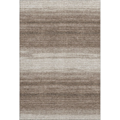 Premium Machine Washable Diskin AMF1033 Striped Rug