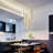 3 - Light Dimmable LED Cylinder Chandelier
