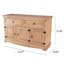 Buffet à 2 tiroirs de 51,97 po de largeur Corona-448259764
