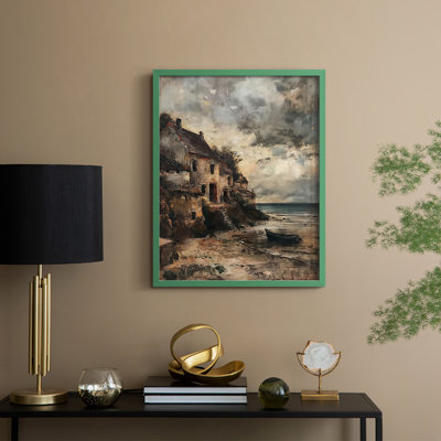 LANDSCAPES Series CECII, reproduction encadrée - bois massif