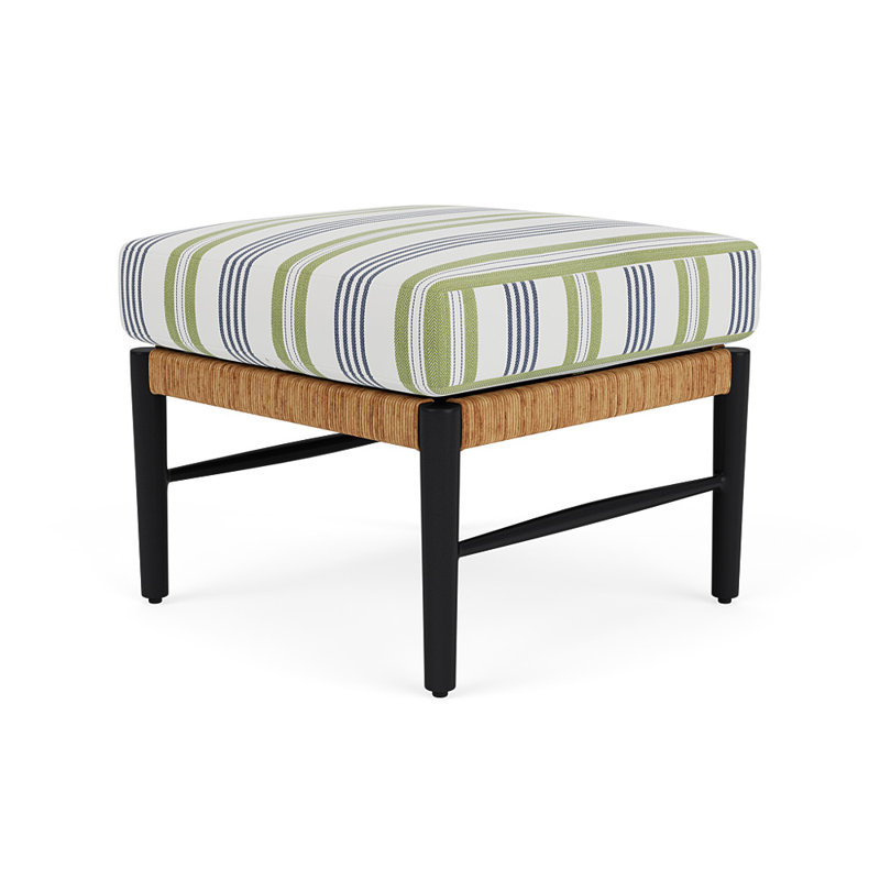 Galloway Outdoor Ottoman, Berkely Hall Green