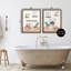 Laundry Interiors with Quotes, ensemble de 2 toiles flottantes encadrées, design par Natalie Carpentieri-370949462-370949463