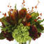 Fall Arrangement With Assorted Hydrangea, Heather And Pampas
