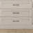 Altona 31.5" W 6-Drawer Dresser Chest with Gray White Wood Grain Finish